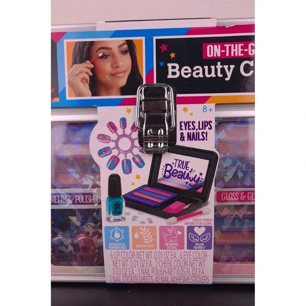 Cra Z Art My Look On The Go Beauty Caddy; Eyes Lips And Nails New In Box
